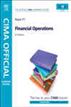 Financial Operations