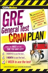 GRE General Test Cram Plan