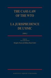 The Case-Law of the WTO, 5 (1999-2)