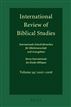International Review of Biblical Studies, 54 (2007-2008)