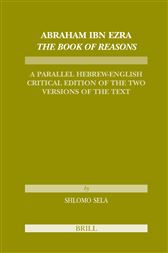 Abraham Ibn Ezra The Book of Reasons