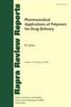 Pharmaceutical Applications of Polymers for Drug Delivery