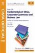 Fundamentals of Ethics, Corporate Governance and Business Law