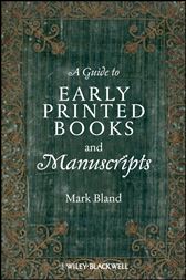 A Guide to Early Printed Books and Manuscripts