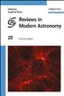 Reviews in Modern Astronomy