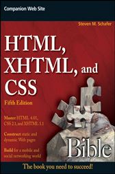 HTML, XHTML, and CSS Bible