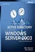 Active Directory® for Microsoft® Windows Server® 2003 Technical Reference pdf Active Directory® for Microsoft® Windows Server® 2003 Technical Reference cover
