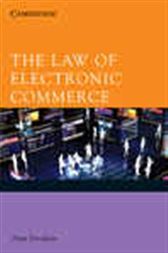 The Law of Electronic Commerce