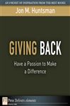Giving Back: Have a Passion to Make a Difference