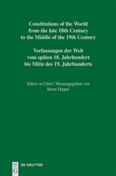 Constitutional Documents of Colombia and Panama 1793–1853 / Documentos Constitucionales de Colombia y Panamá 1793–1853 / Verfassungsdokumente Kolumbiens und Panamas 1793–1853