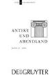 Antike und Abendland 2009