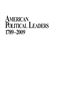 American Political Leaders, 1789-2009