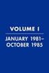Reagan Diaries Volume 1