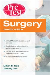 SURGERY: PRETEST SELF-ASSESSMENT AND REVIEW 12/E (eBook)