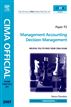 Management Accounting Decision Management