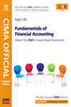 Fundamentals of Financial Accounting