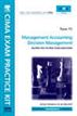 Management Accounting Decision Management