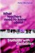 What teachers need to know about students with disabilities