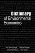 Dictionary of Environmental Economics