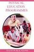 Physical Education Programmes
