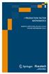 Production Factor Mathematics