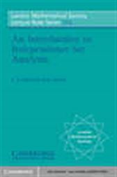 An Introduction to Independence for Analysts
