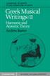 Greek Musical Writings, Volume 2