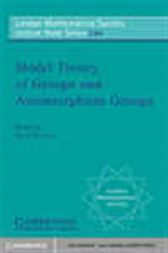 Model Theory of Groups and Automorphism Groups