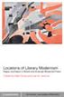 Locations of Literary Modernism