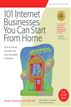 101 Internet Businesses You Can Start from Home