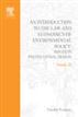 An Introduction to the Law and Economics of Environmental Policy