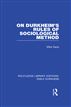 On Durkheim's Rules of Sociological Method