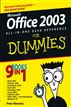 Office2003 All-in-One Desk Reference For Dummies
