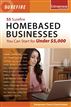 55 Surefire Homebased Businesses You Can Start for Under $5000