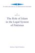 The Role of Islam in the Legal System of Pakistan