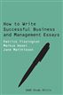 How to Write Successful Business and Management Essays