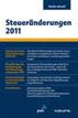 Steueränderungen 2011