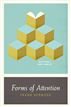 Forms of Attention