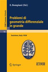 Problemi di geometria differenziale in grande