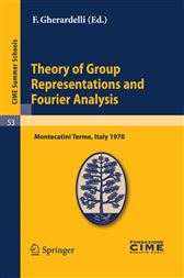 Theory of Group Representations and Fourier Analysis