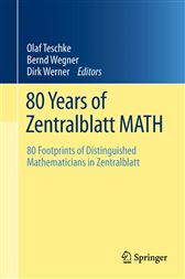80 Years of Zentralblatt MATH