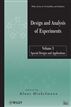 Design and Analysis of Experiments, Special Designs and Applications