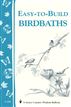 Easy-to-Build Birdbaths