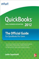 QuickBooks 2012 The Official Guide