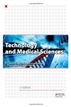 Technology and Medical Sciences