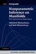 Nonparametric Inference on Manifolds