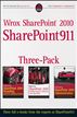 Wrox SharePoint 2010 SharePoint911 Three-Pack
