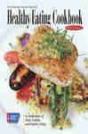 The American Cancer Society's Healthy Eating Cookbook cover has title and picture of healthy meal