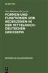 Formen und Funktionen von Redeszenen in der mittelhochdeutschen Großepik