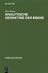 Analytische Geometrie der Ebene
